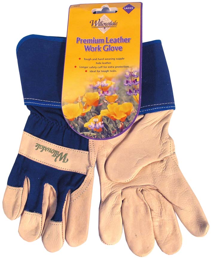 Ladies Leather Fleece Gloves No30W