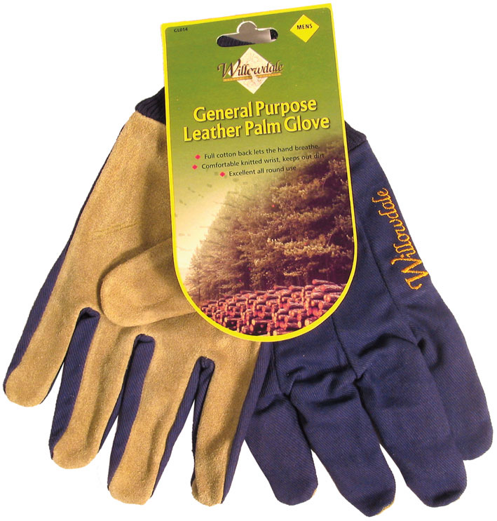 Mens Suede Leather Palm Gloves No2W