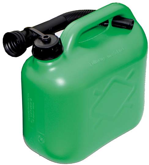NEW PRICE Green Plastic Fuel Can 5ltr