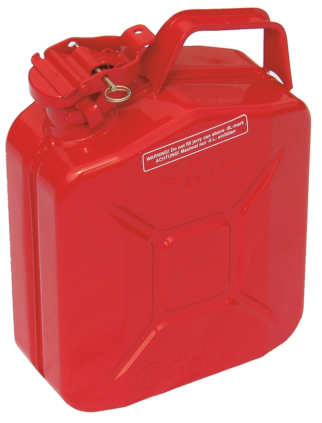 Metal 5 Litre Jerry Can RED
