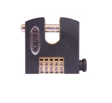 NEW PRICE Squire Stronghold Combination Lock, 5 Wheel 75mm