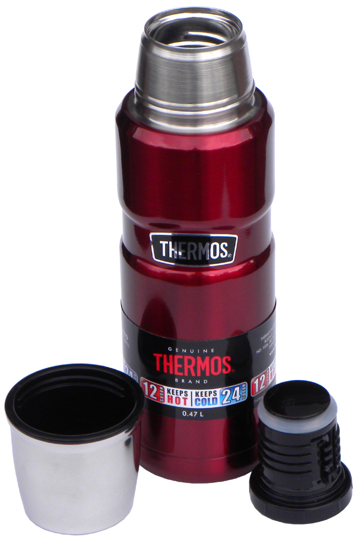 Thermos Stainless King Flask 0.47L Red