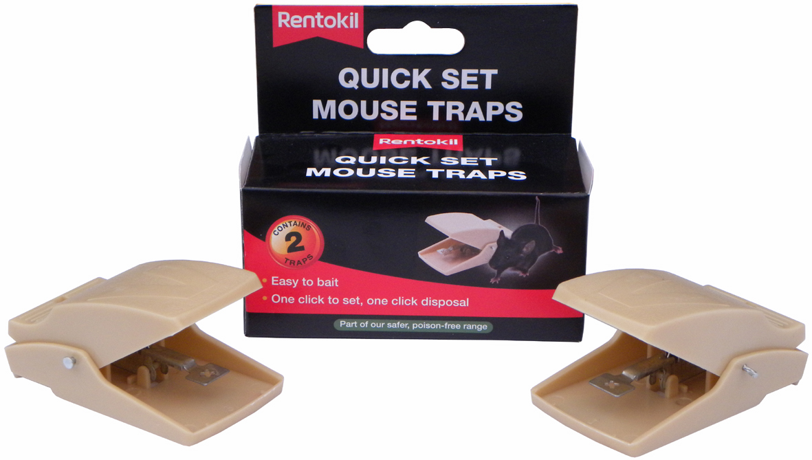 NEW PRICE Rentokil Quick Set Mouse Trap SINGLES