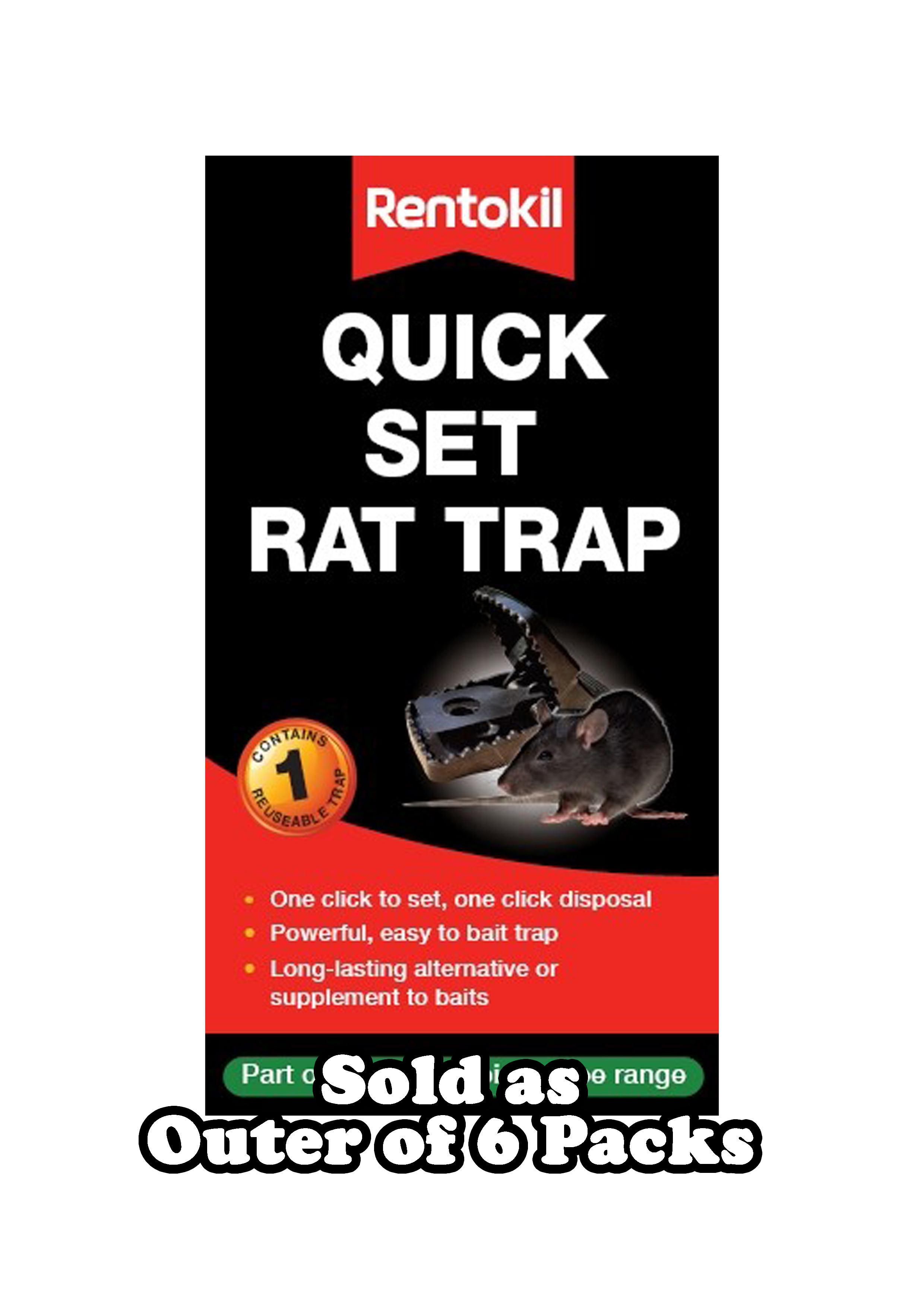NEW PRICE Rentokil Quick Set Rat Trap