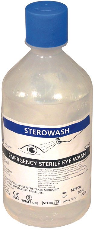 NEW PRICE Eyewash, Emergency Sterile Pack 250ml. EACH