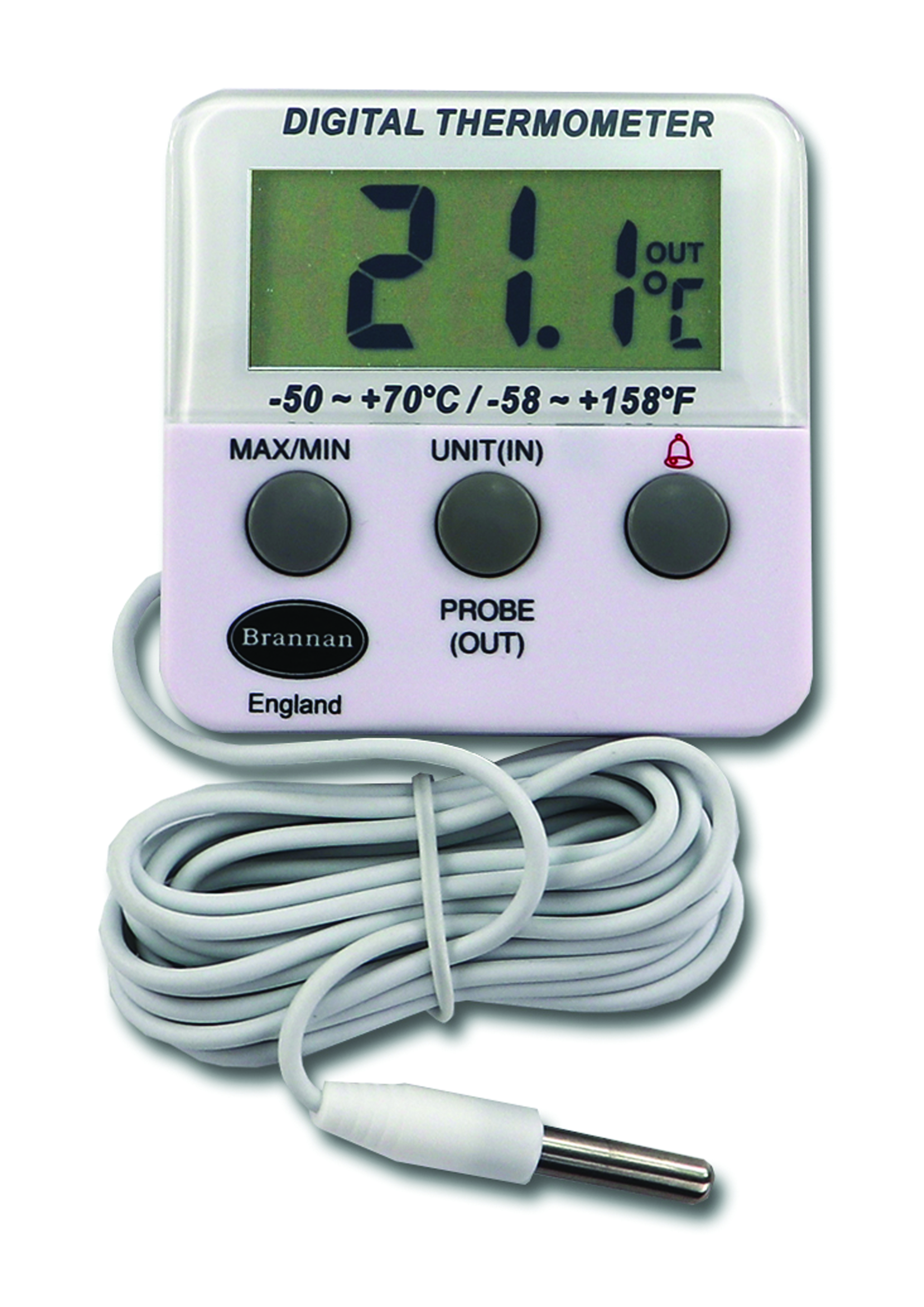 Digital Thermometer, Indoor/Outdoor