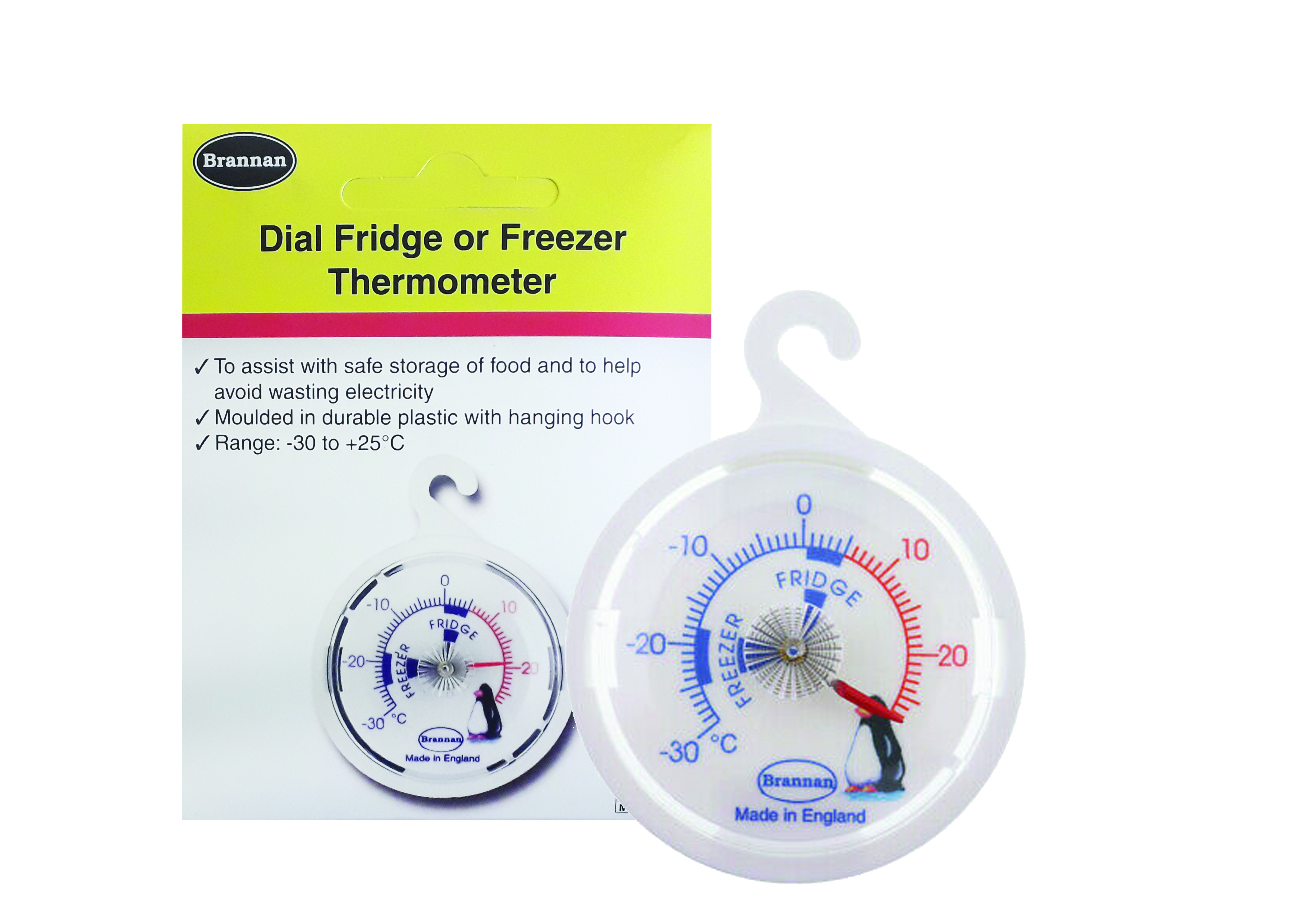 Fridge/Freezer Thermometer (Dial)