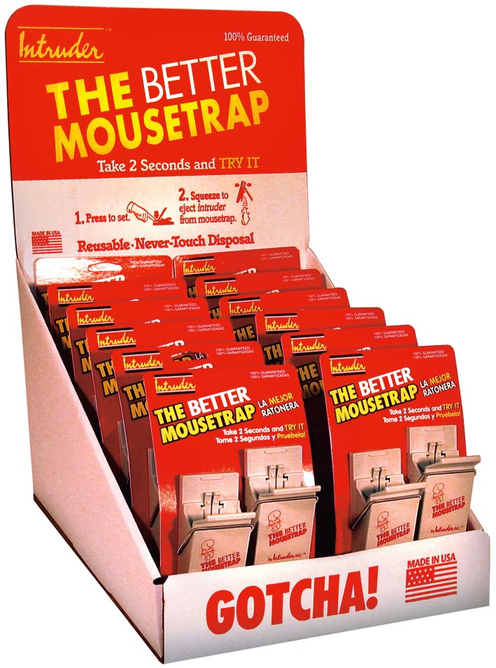 Intruder Mouse Trap Display Box 12 x 2