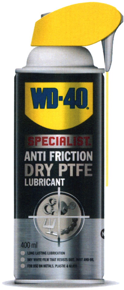 WD40 Anti-Friction Dry PTFE Lubricant