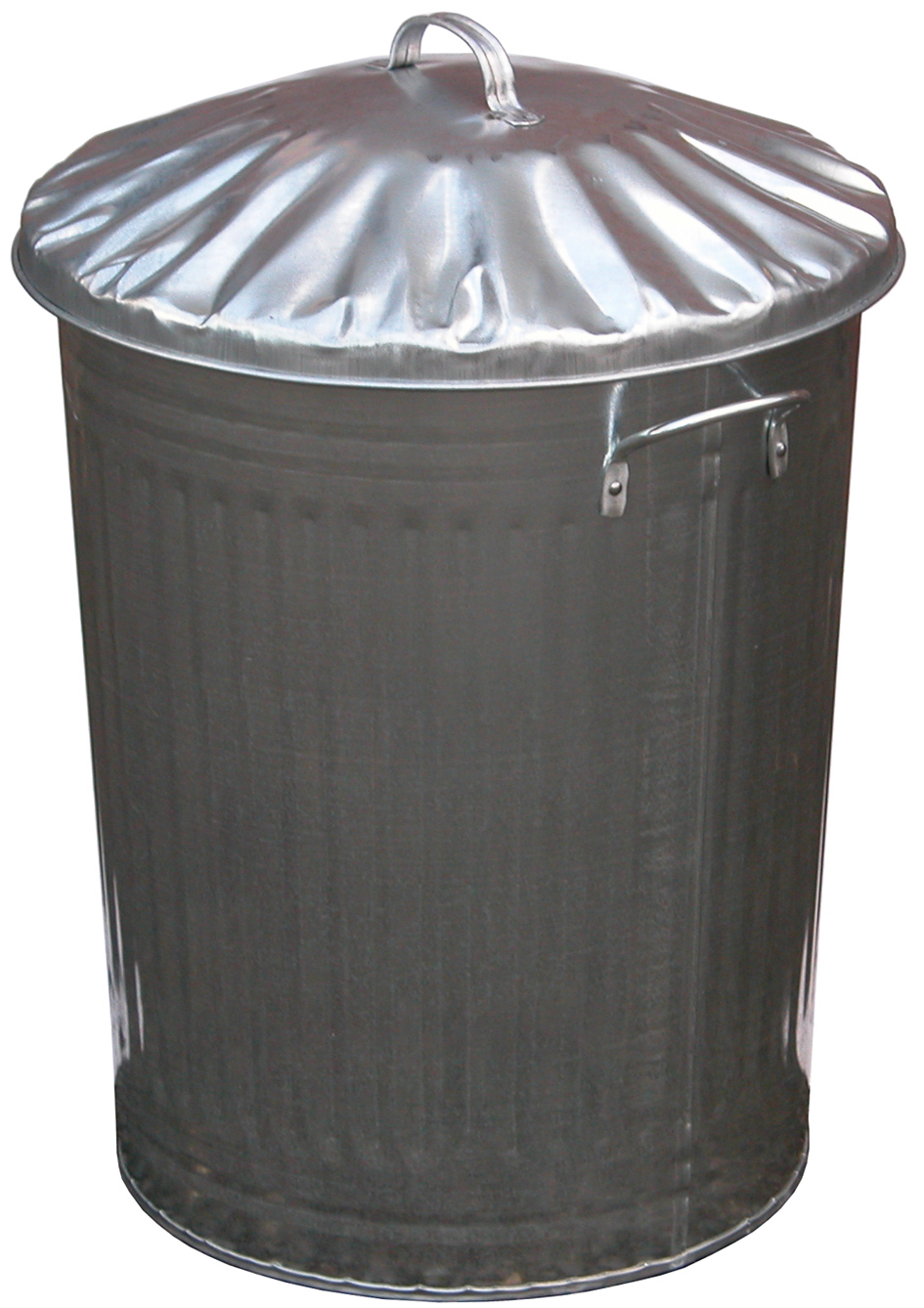 90ltr Galvanised Taper Dustbin & Lid (18