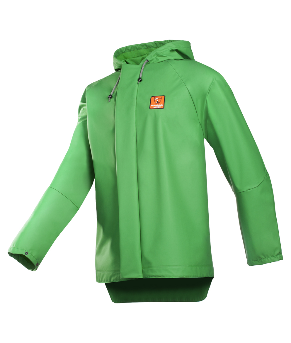 Flexothane Anti Spray Rain Jacket Green XL