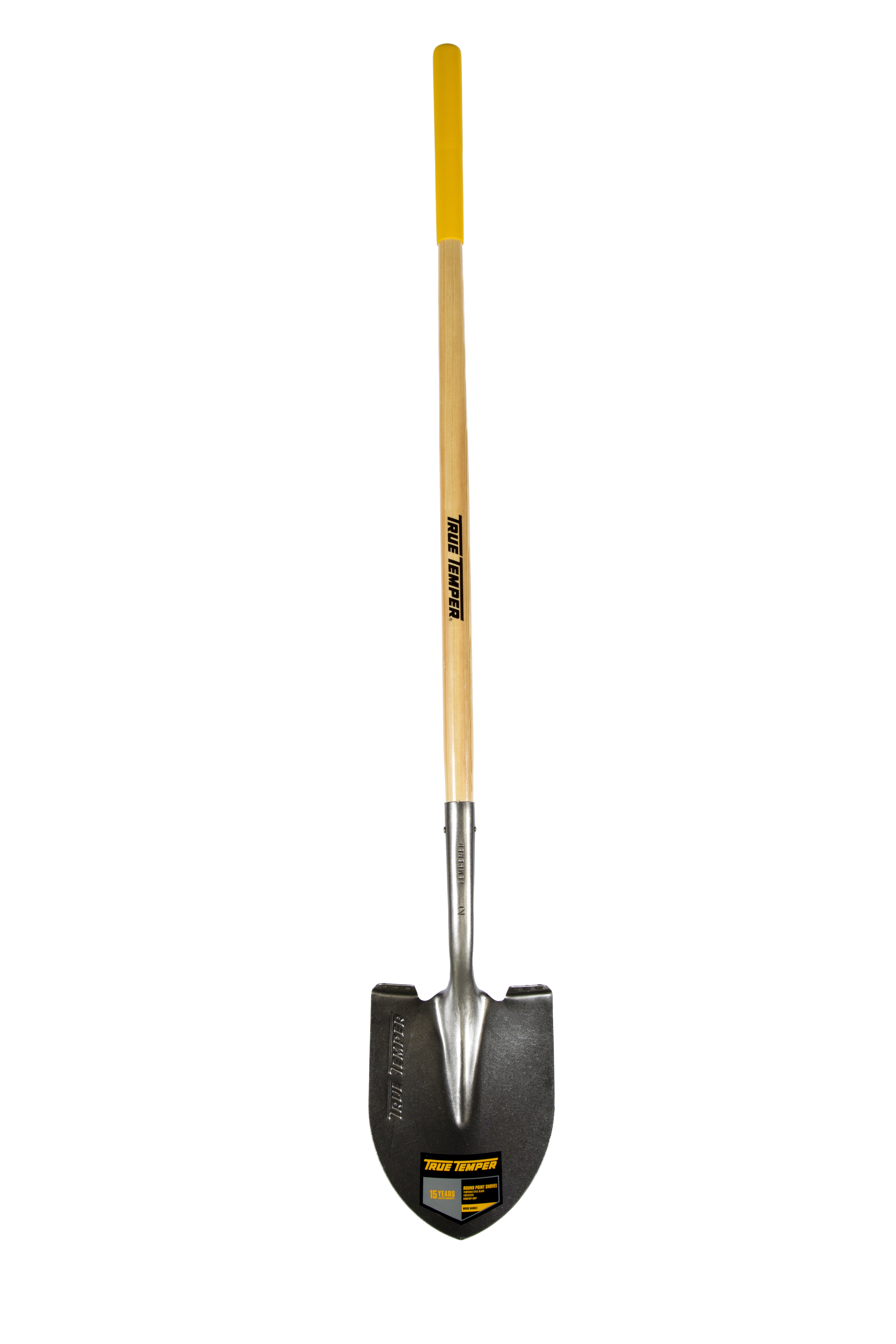 Round Pointed Shovel Long Wooden Handle