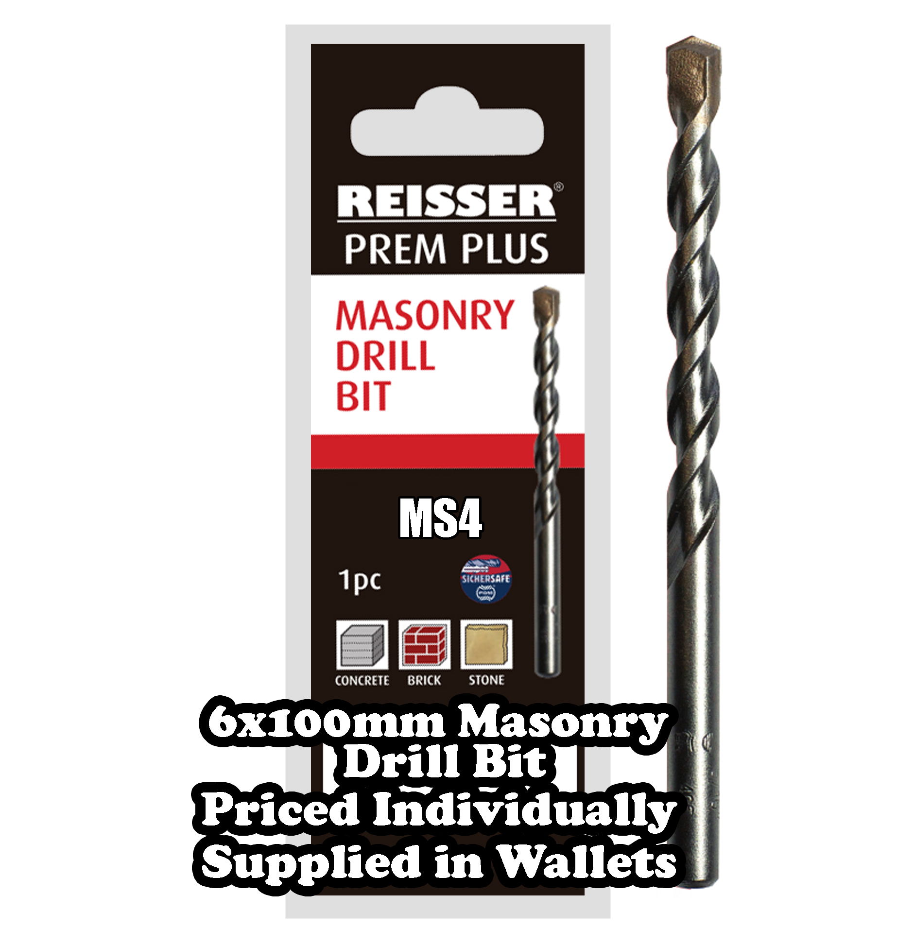 6.0mm x 100mm  Masonry Drill Bit