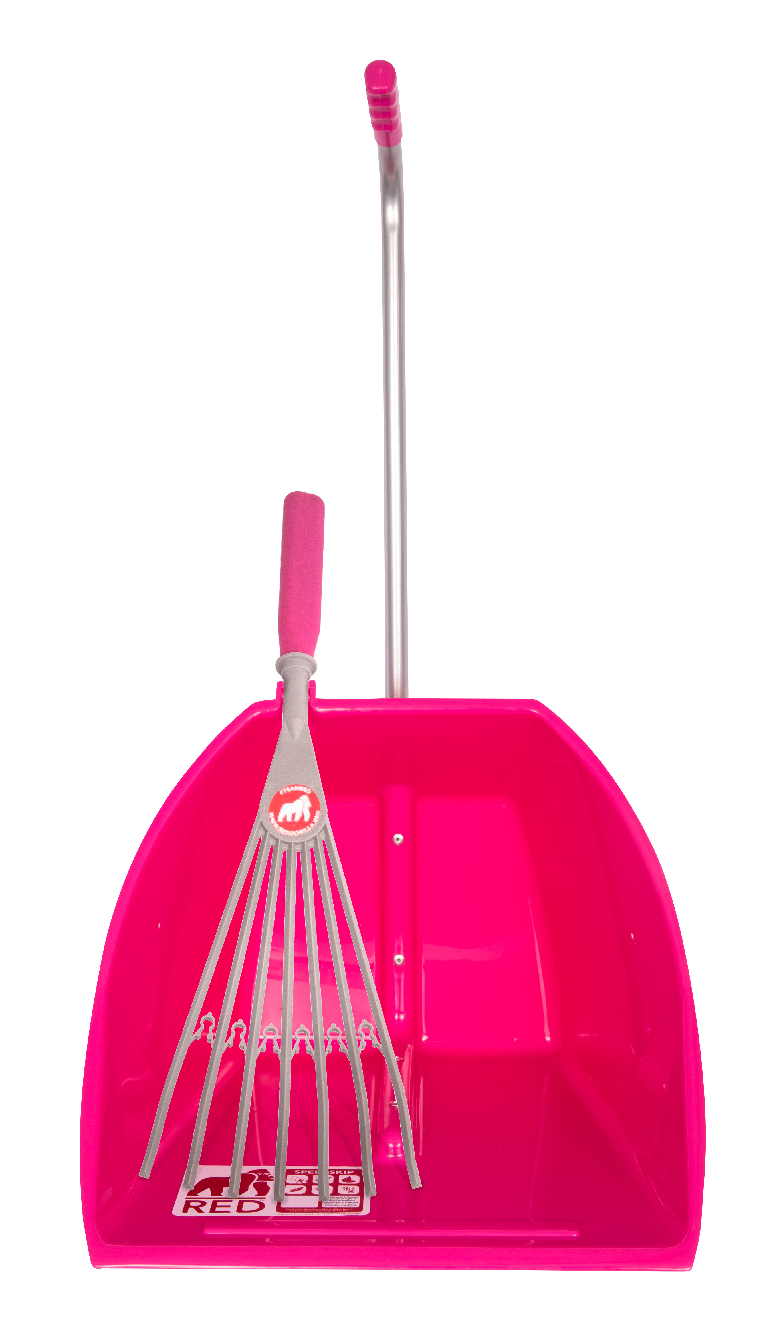 Big Tidee Scoop w/Plastic Rake PINK