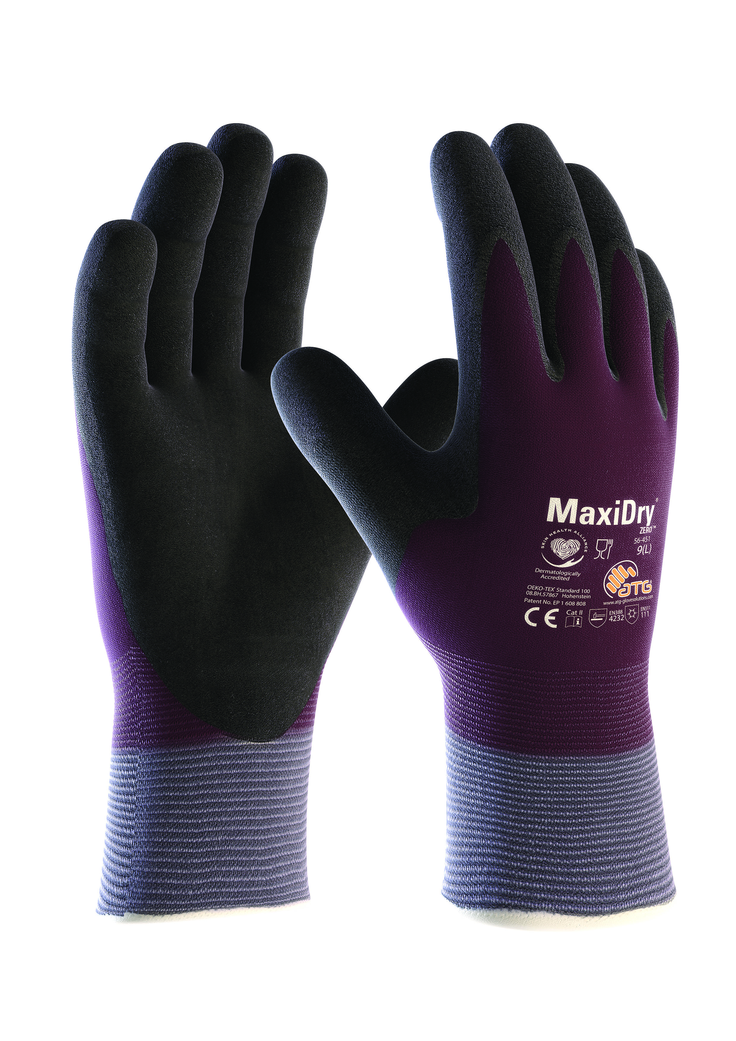 MaxiDry Zero Gloves Large CARDED