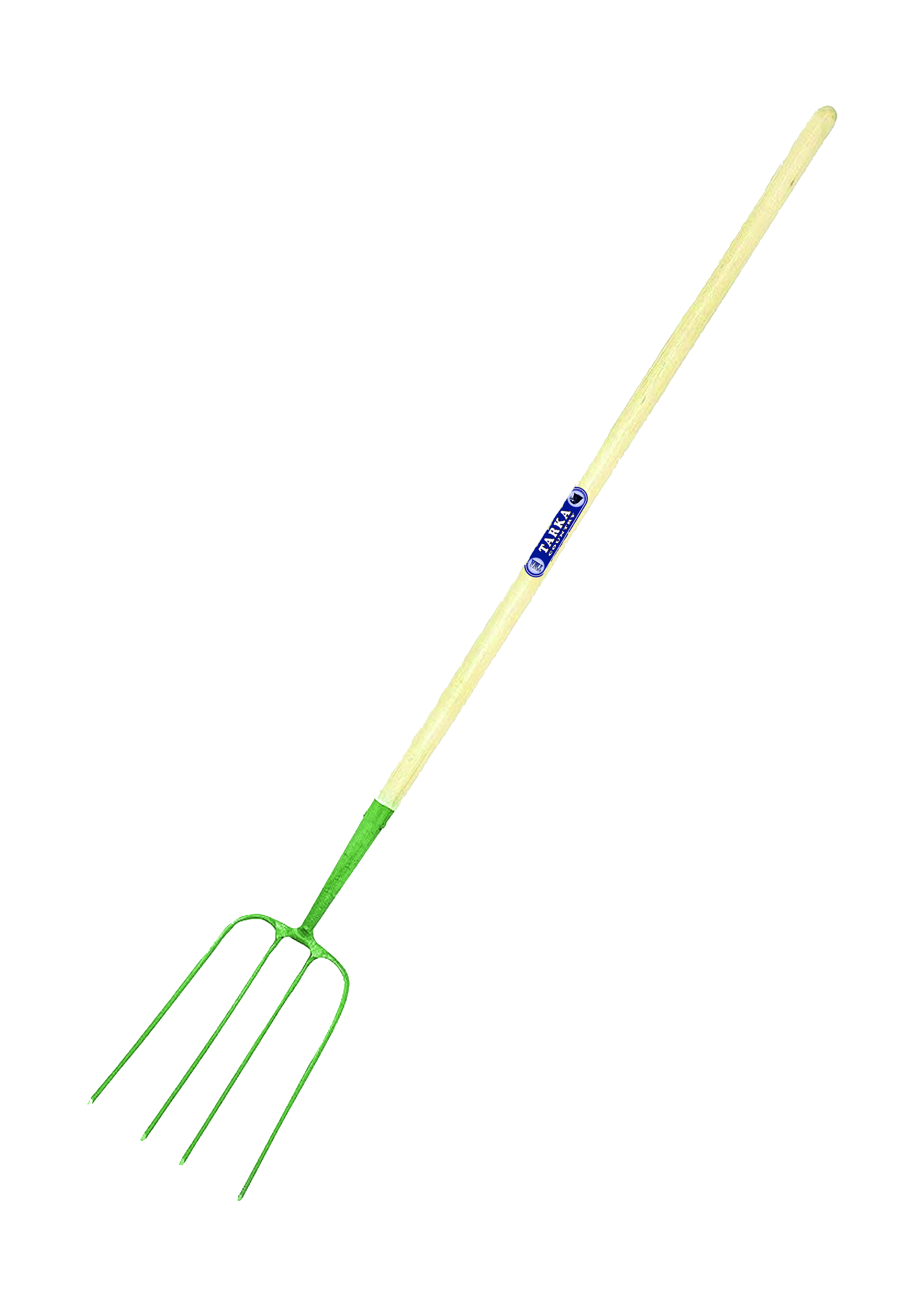 4 Tined Manure Fork Long Wood Hdl