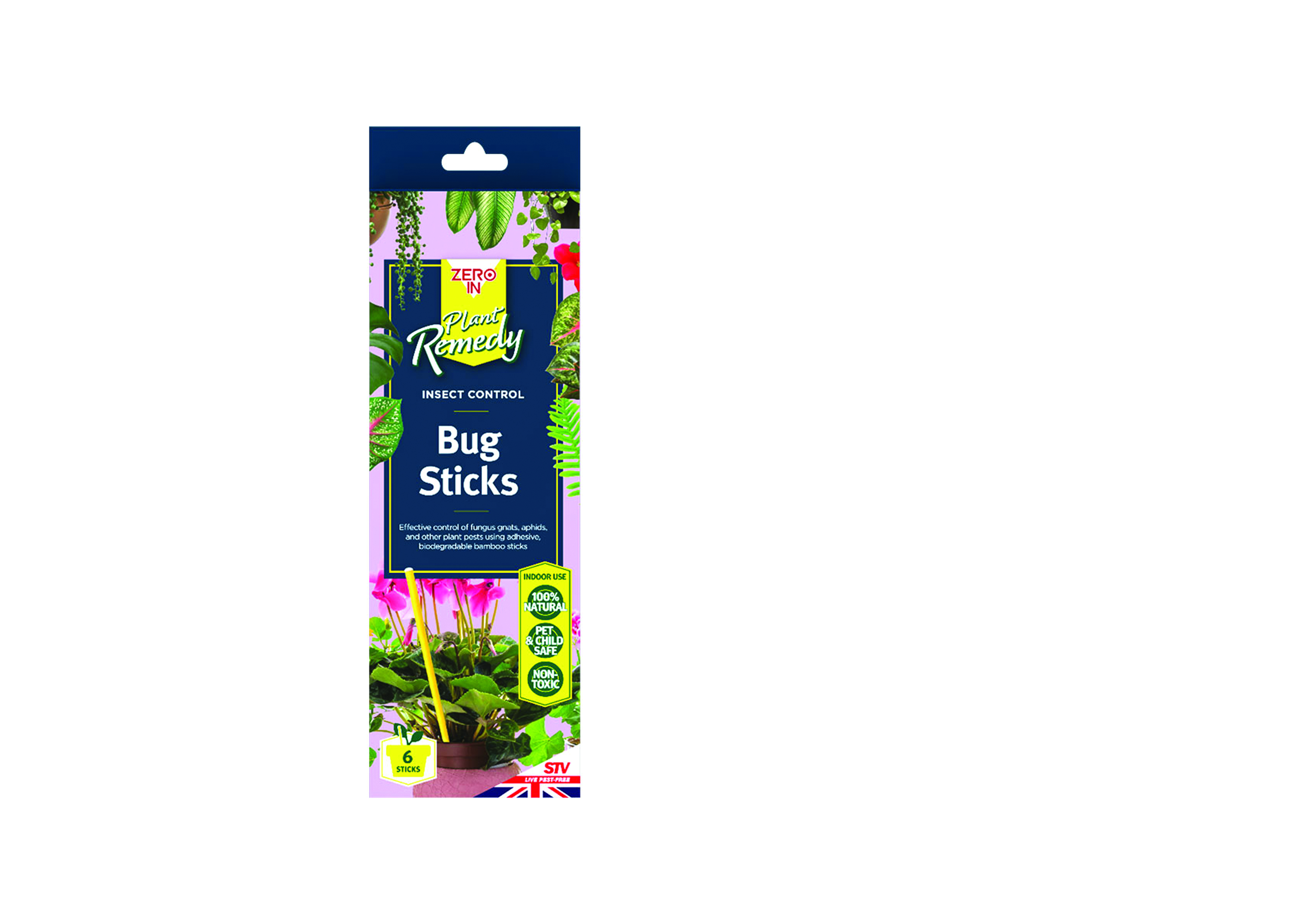 Pot Plant Bug Sticks (pk 6)