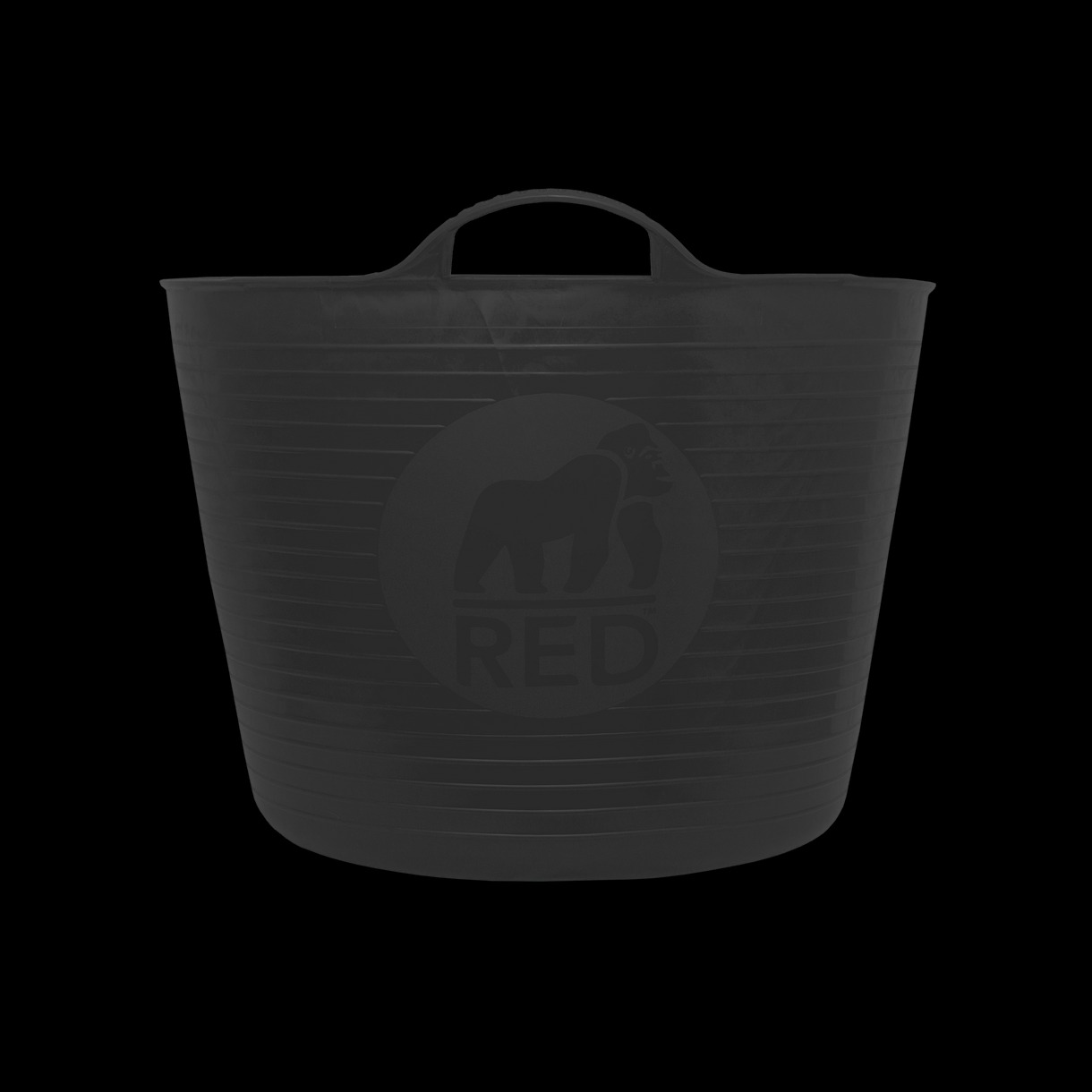 38ltr BLACK Tubtrug