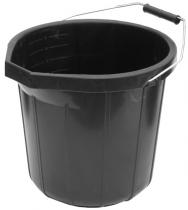 2 Gallon Black Calf Bucket