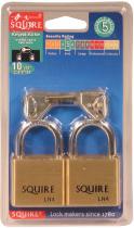 LN4 40mm Padlock Keyed Alike Twin Pack