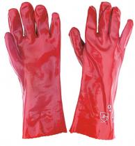 Red PVC Gaunt Size 10 pk 12