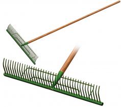 Lawn/Park Rake c/w Hdl ( VICTORIA)