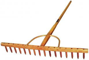 Wooden Hay Rake Bowed