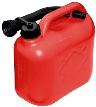 Red Plastic Fuel Can 5ltr