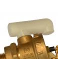 White Plastic Outlet for Pt 2 Ball Valve