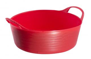 5 Litre Red Mini Shallow Tubtrug