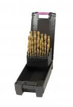 25pce HSS Titanium Coated Jobber Drill Set