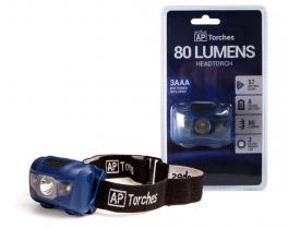 80 Lumens Tri-Mode Head Torch