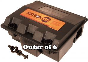 Sorex Rat Bait Box Outer of 6