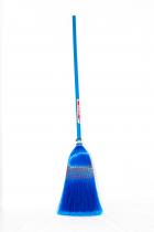 Large Deluxe Corn Broom Blue