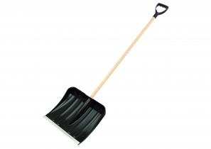 97341 Plastic Snow Shovel Wooden Handle Plastic D Top