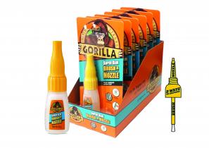 Gorilla Superglue Brush and Nozzle Display pk of 6