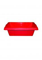 7 ltr Mini Plastic Tub RED