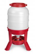 40ltr Feeder Red & White c/w Legs